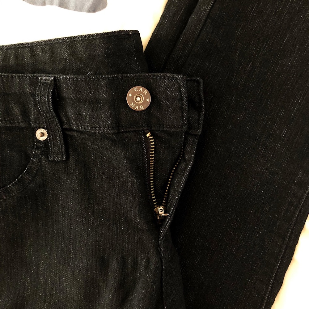 CARMAR denim black skinny jeans